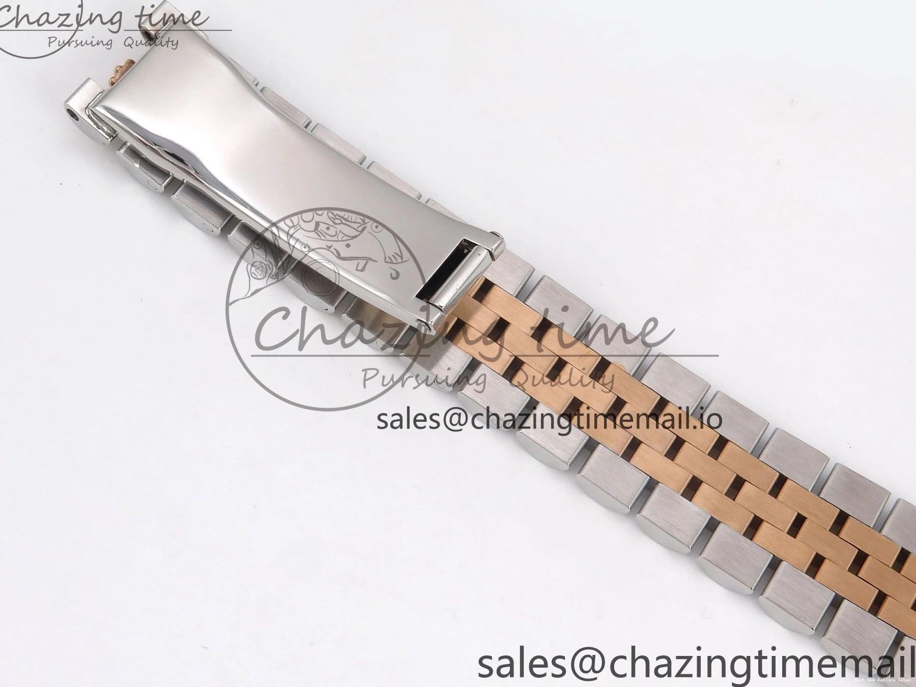 AAA Replica Watches GMF Bracelet SS on Jubilee Dimonds 278381RBR Supportive 1:1 Best 1166 Edition Brown 31 A DateJust Steel 904L RG Dial 0121